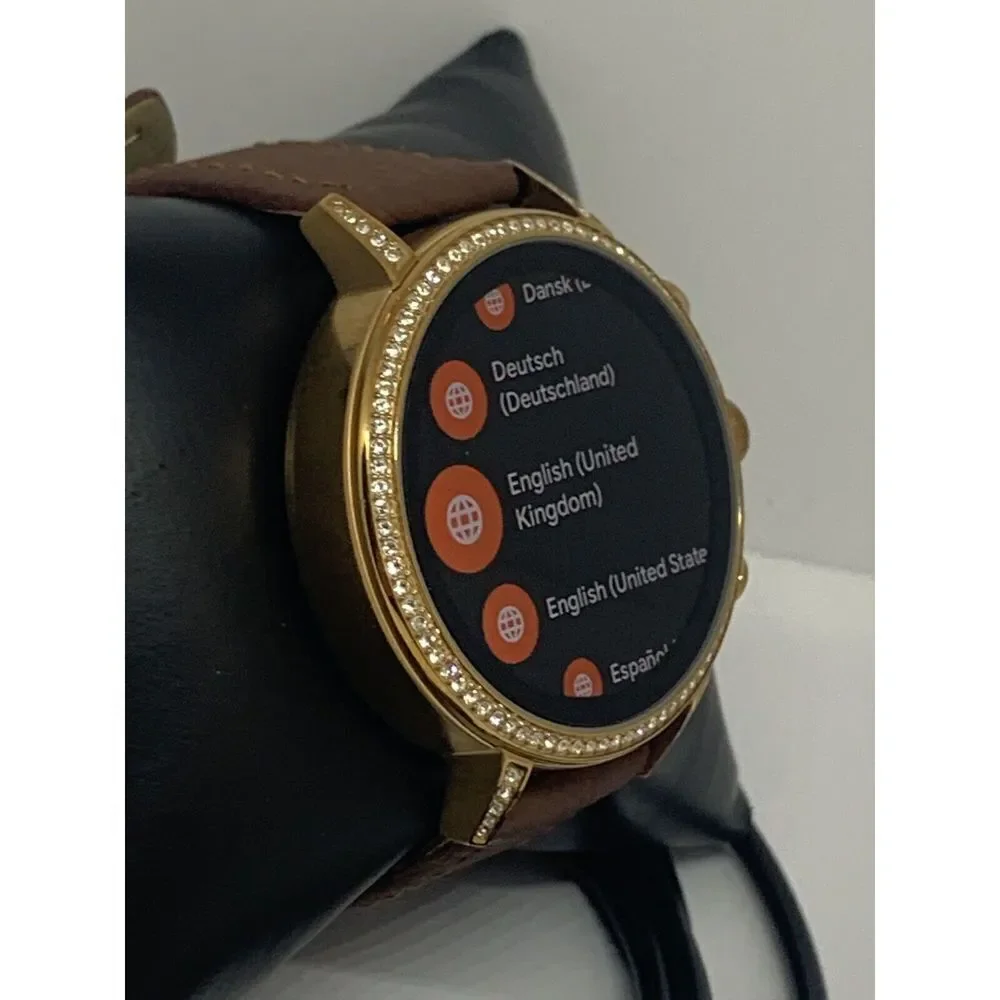 Fossil Gen 4 Authentic Digital Dial Smart Watch Custom Band FTW6015 QT498